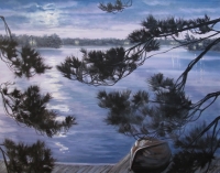 Moonlit Canoe